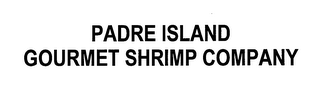 PADRE ISLAND GOURMET SHRIMP COMPANY logo