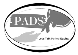 PADS LET'S TALK PERIOD EQUITY. logo