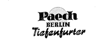 PAECH BERLIN TIEFENFURTER logo