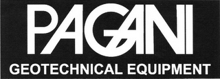 PAGANI GEOTECHNICAL EQUIPMENT logo