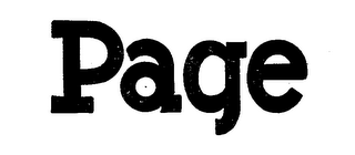 PAGE logo