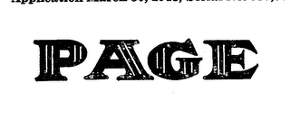 PAGE logo