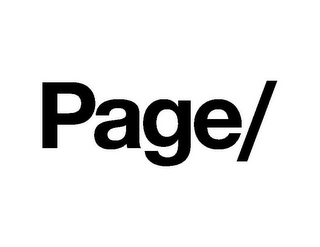 PAGE/ logo