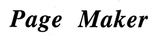 PAGE MAKER logo