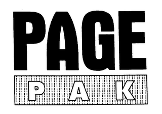 PAGE PAK logo