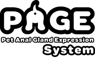 PAGE PET ANAL GLAND EXPRESSION SYSTEM logo