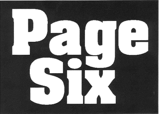 PAGE SIX logo