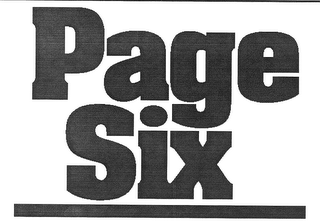PAGE SIX logo