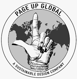 PAGE UP GLOBAL A SUSTAINABLE DESIGN COMPANY logo