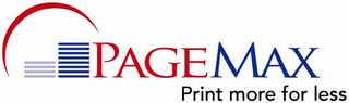 PAGEMAX PRINT MORE FOR LESS logo