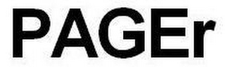PAGER logo