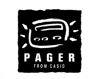 PAGER FROM CASIO logo