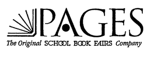 PAGES THE ORIGINAL SCHOOL BOOK FAIRS COMPANY logo