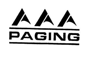 PAGING logo