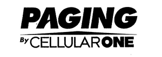 PAGING BY CELLULARONE logo