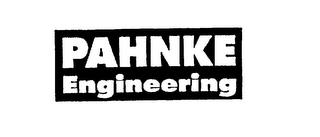 PAHNKE ENGINEERING logo