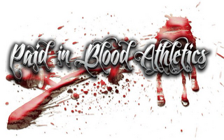 PAID IN BLOOD ATHLETICS logo