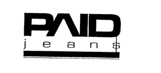 PAID JEANS logo