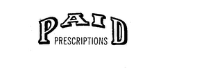 PAID PRESCRIPTIONS logo
