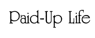PAID-UP LIFE logo