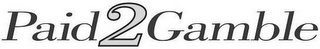 PAID2GAMBLE logo