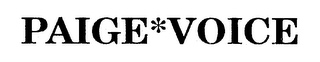 PAIGE*VOICE logo