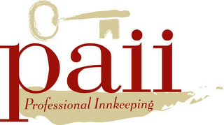 PAII PROFESSIONAL INNKEEPING logo