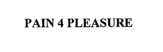 PAIN 4 PLEASURE logo