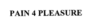 PAIN 4 PLEASURE logo
