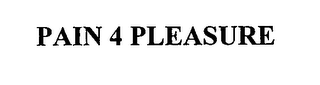 PAIN 4 PLEASURE logo