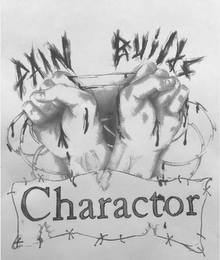 PAIN BUILDS CHARACTOR logo