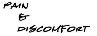 PAIN & DISCOMFORT logo