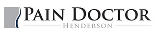 PAIN DOCTOR HENDERSON logo
