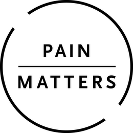 PAIN MATTERS logo