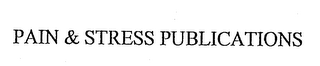 PAIN & STRESS PUBLICATIONS logo