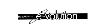 PAINEWEBBER E-VOLUTION logo