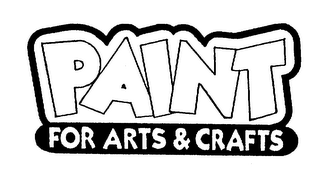 PAINT FOR ARTS & CRAFTS logo