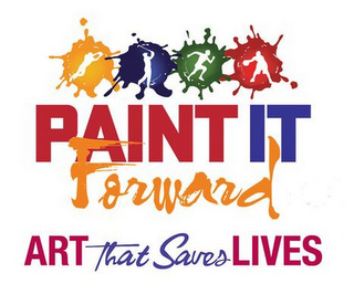 PAINT IT FORWARD ART THAT SAVES LIVES. logo
