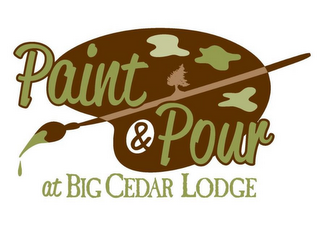 PAINT & POUR AT BIG CEDAR LODGE logo