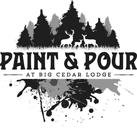PAINT & POUR AT BIG CEDAR LODGE logo