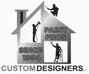 PAINT PROS SINCE 1994 CUSTOM DESIGNERS INC. logo