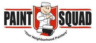 PAINT SQUAD "YOUR NEIGHBORHOOD PAINTERS" logo