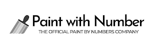 PAINT WITH NUMBER THE OFFICIAL PAINT BY NUMBERS COMPANY logo