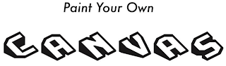PAINT YOUR OWN CANVAS logo
