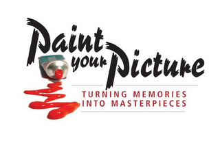 PAINT YOUR PICTURE TURNING MEMORIES INTO MASTERPIECES logo