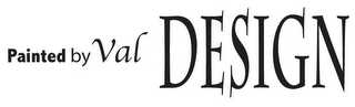 PAINTED BY VAL DESIGN logo