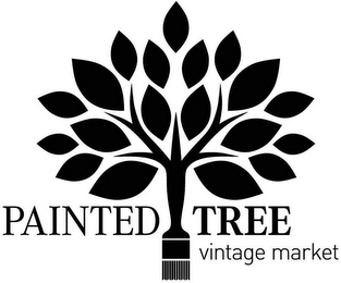 PAINTED TREE VINTAGE MARKET logo