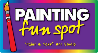 PAINTING FUN SPOT AND "PAINT & TAKE" ART STUDIO logo