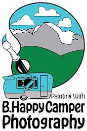 PAINTING WITH B. HAPPY CAMPER PHOTOGRAPHY logo