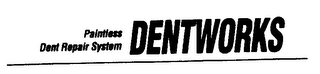 PAINTLESS DENT REPAIR SYSTEM DENTWORKS logo